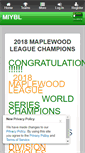 Mobile Screenshot of maplewoodbaseball.net